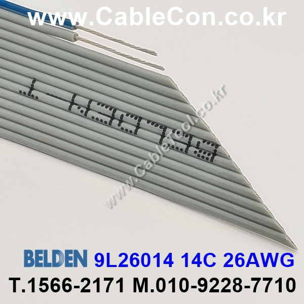 BELDEN 9L26014 14C x 26(7x34)AWG , UL AWM 2651, VW-1, Flat Ribbon Cable